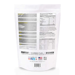 Ryno Power vanilla whey protein pour creates smooth post-workout shakes.
