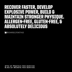 Ryno Power non-GMO, all-natural formula with 8.5g BCAAs per serving.