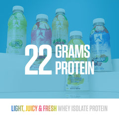 RYSE Clear Protein Drink on-the-go bottle, ideal for post-workout fueling.