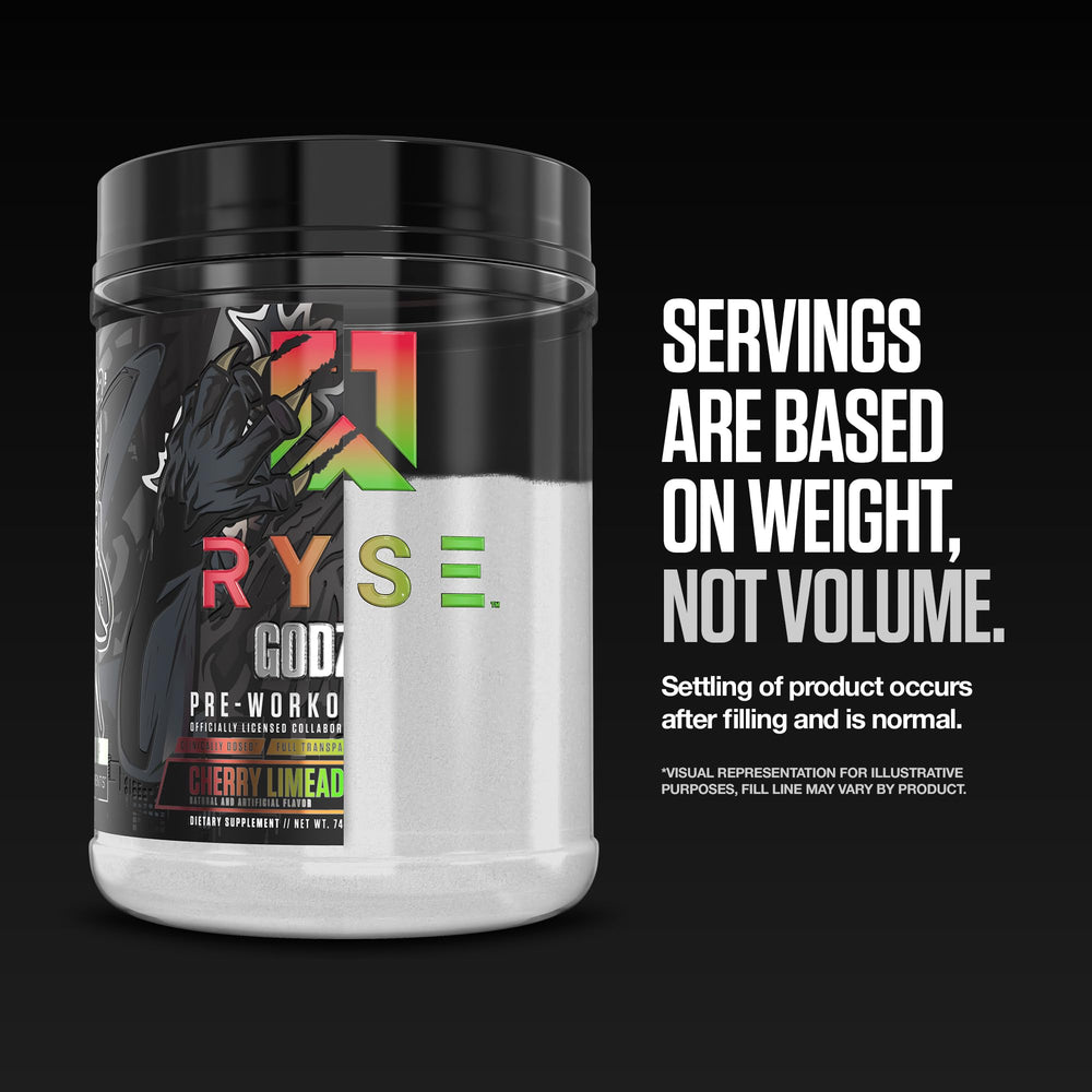 Athlete warming up using RYSE Godzilla X Noel Deyzel Pre Workout for focus.