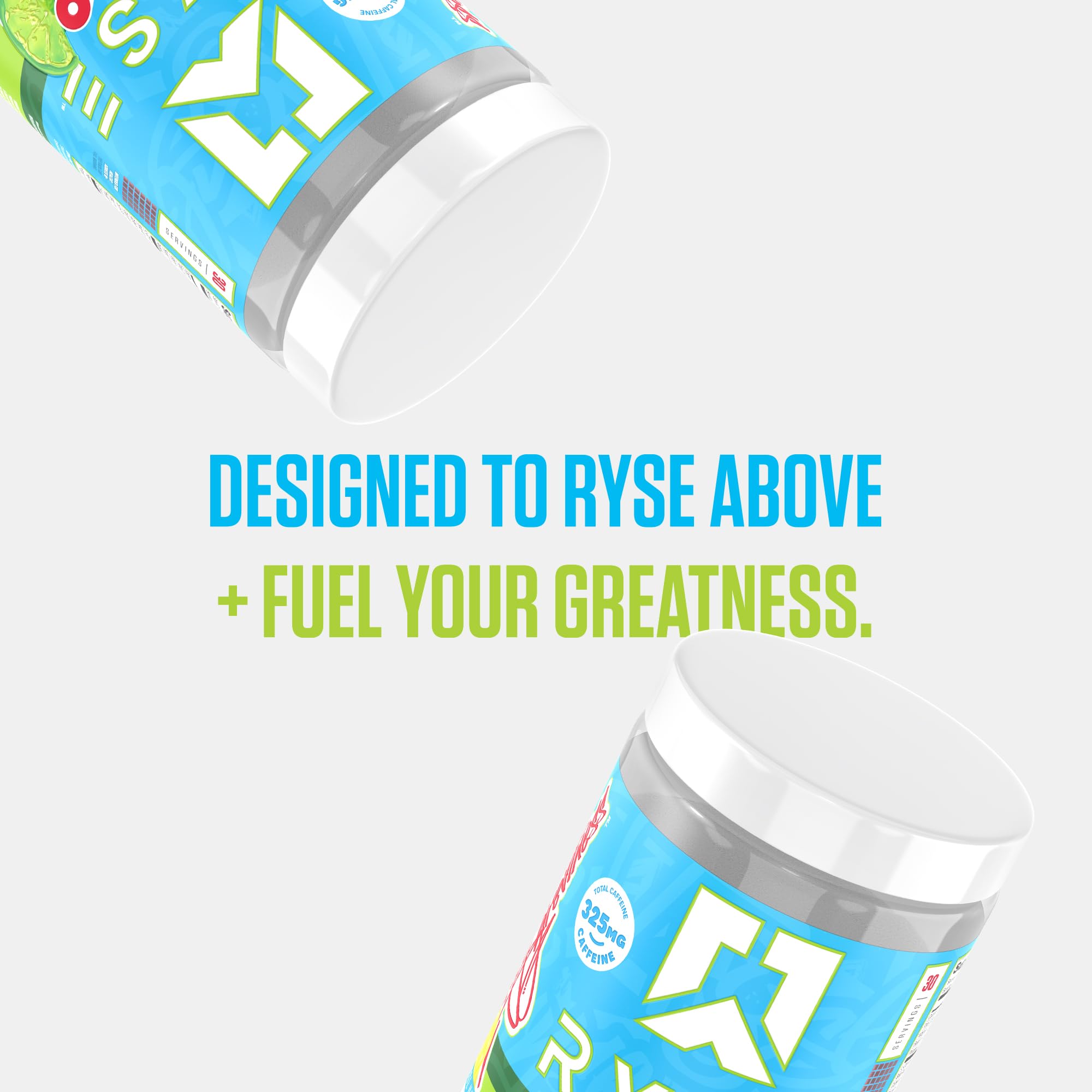 RYSE Loaded Lemon Lime flavor graphic reinforces authentic taste and craveable experience.