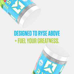 RYSE Loaded Lemon Lime flavor graphic reinforces authentic taste and craveable experience.