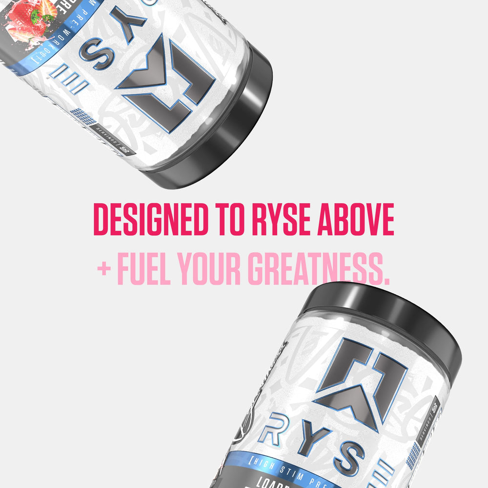 RYSE Pink Splash ingredients back detail with caffeine and citrulline.