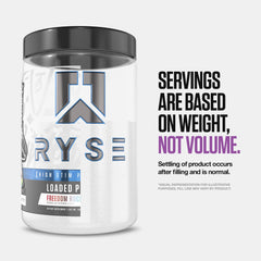 RYSE shaker with powder ready represents a convenient daily ritual.