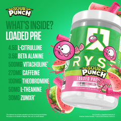 Pouring the powder into a glass showing fast mix and hydration-ready shake