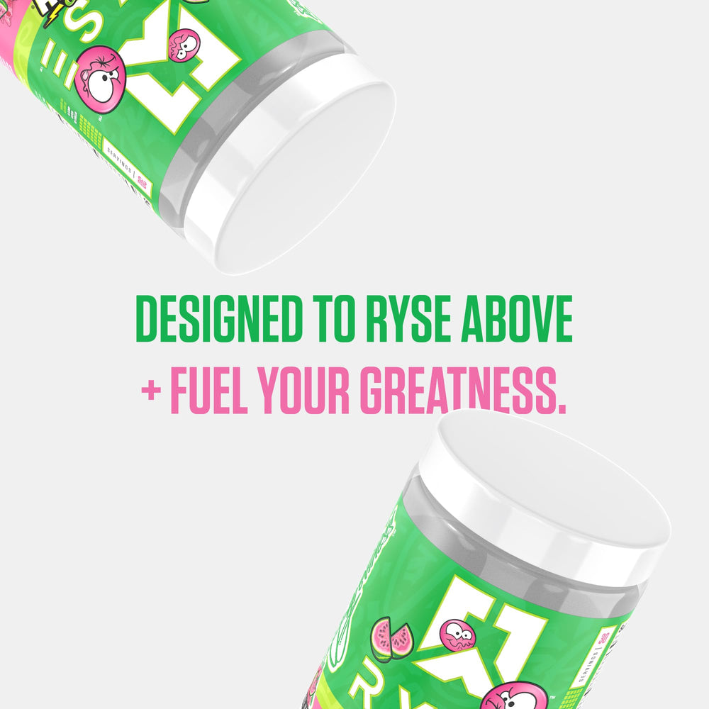 Active lifestyle shot emphasizing sustained focus and endurance with RYSE