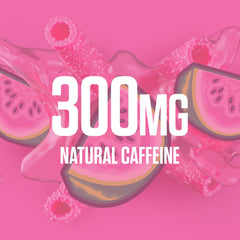 Powder dissolving in water for a quick, smooth energy boost