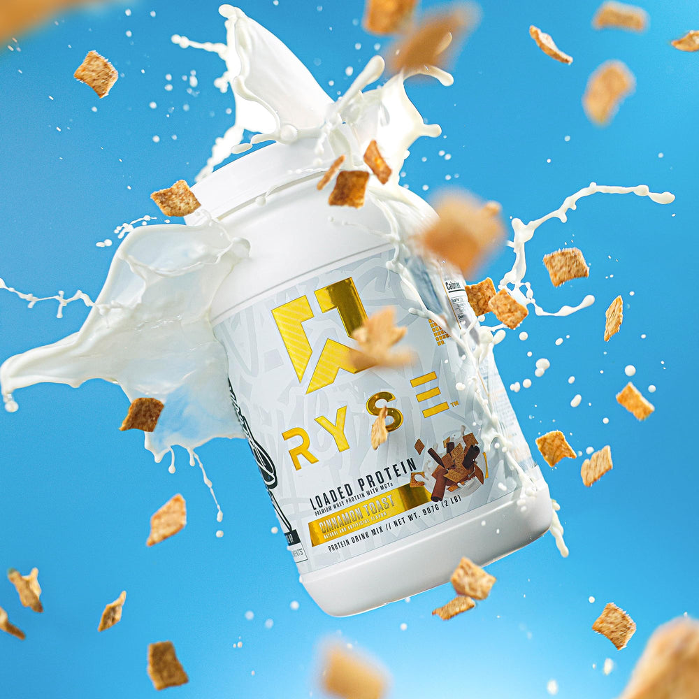 RYSE Loaded Protein Cinnamon Toast ingredients reveal prebiotic fiber and MCTs for digestion