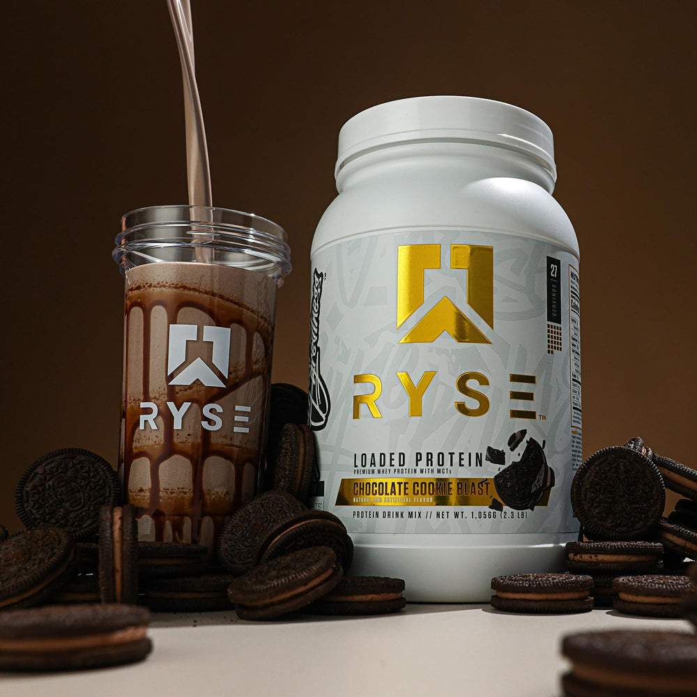 RYSE Loaded Protein Powder with MCTs for clean energy during workouts