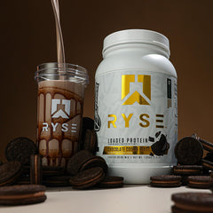 RYSE Loaded Protein Powder with MCTs for clean energy during workouts