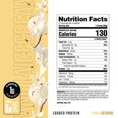 Close-up of RYSE Loaded Protein Powder texture showing smooth mix.