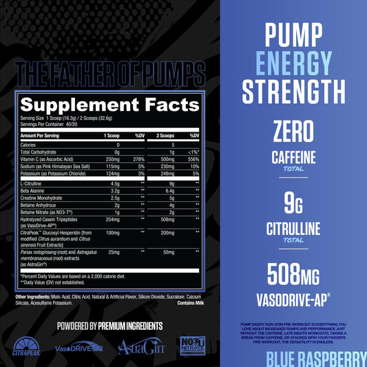 RYSE Pump Daddy V2 scoop close-up highlights easy measuring and portability.
