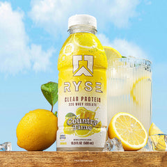 RYSE Clear Protein Drink 12-pack packaging for easy on-the-go hydration