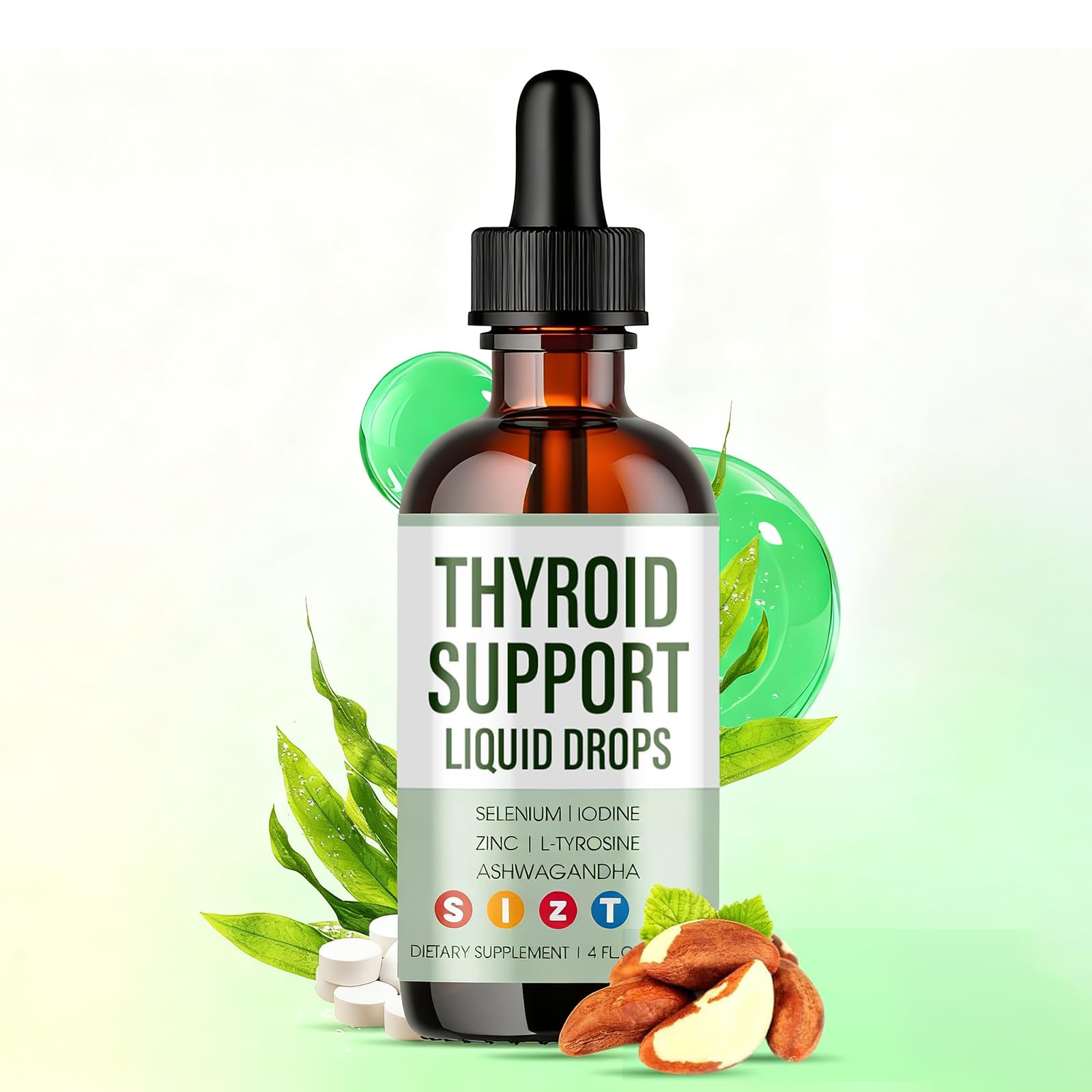 Ryurop Thyroid Support Drops berry bottle ready for daily use