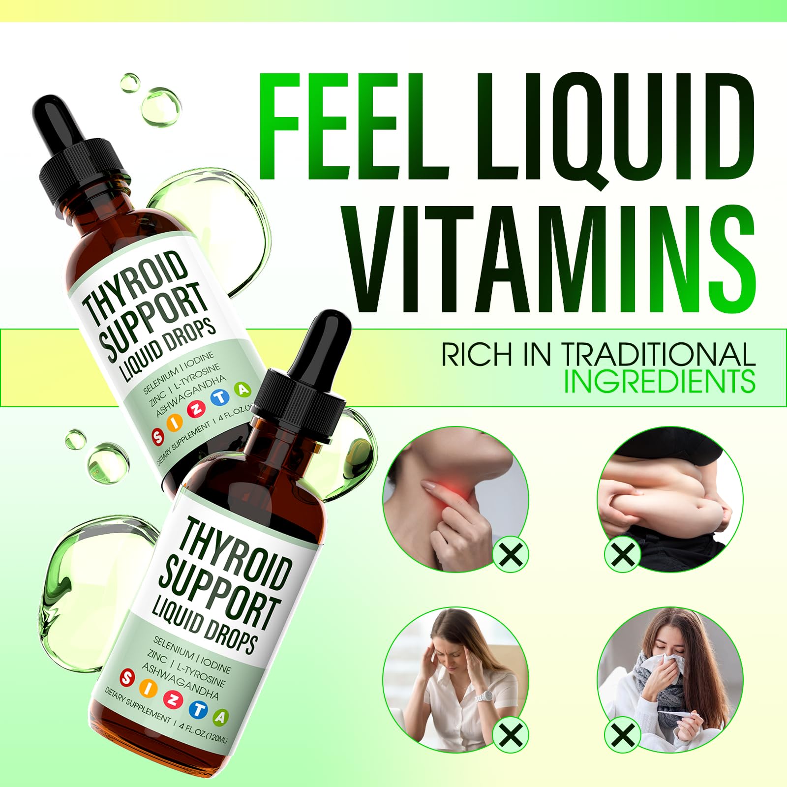 Ryurop Thyroid Drops daily 2ml serving