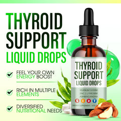 Ryurop Thyroid Drops being poured into water for easy daily use