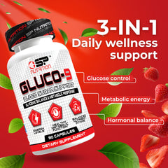 S Nutrition Gluco 9 capsules-closeup easy-to-swallow daily supplement