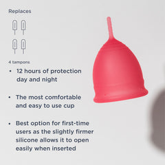 Saalt menstrual cup worn at night for comfortable, leak-free sleep.