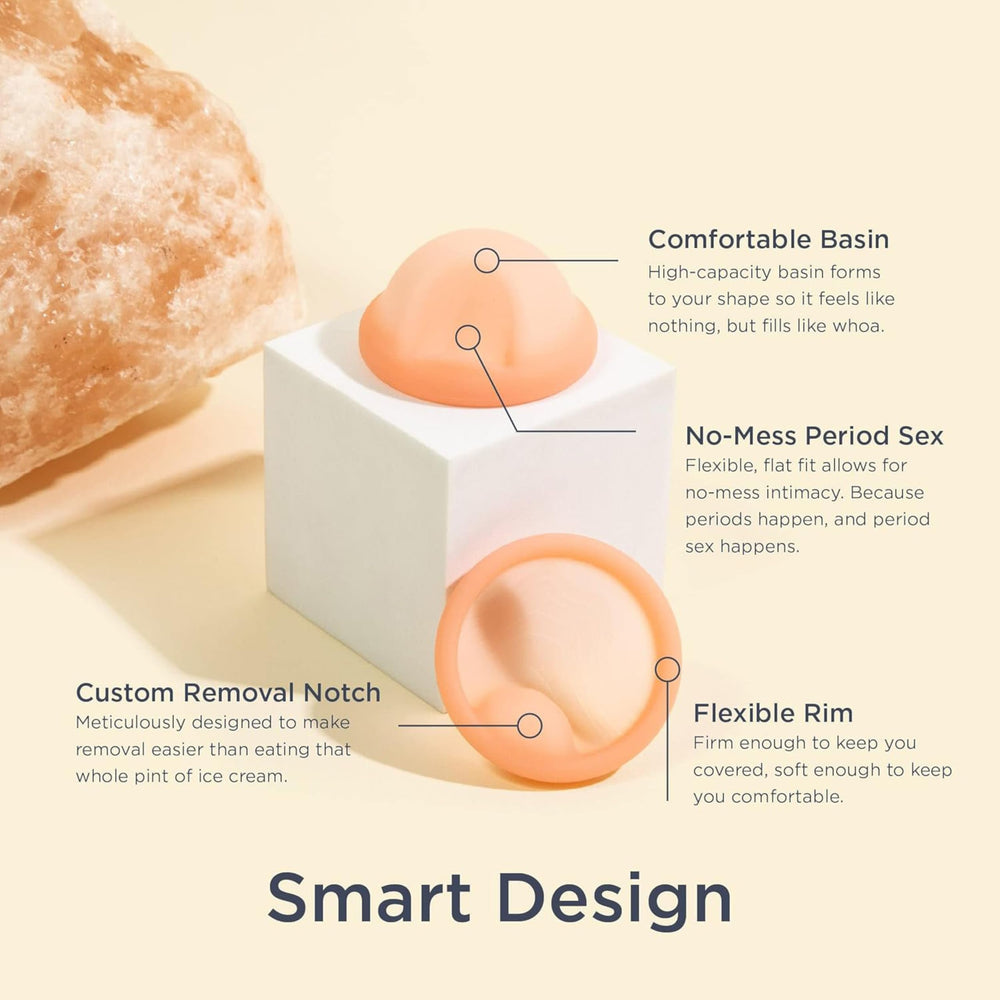 Saalt Disc soft flexible material for comfortable wear during activities.