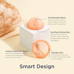 Saalt Disc soft flexible material for comfortable wear during activities.