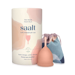 Saalt Soft Desert Blush front view shows all-day protection