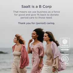 Saalt Steamer Blue Dusk travel-ready for on-the-go care