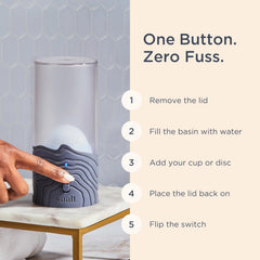 Saalt Steamer in action shows steam cleaning for fast sanitation
