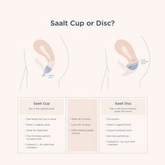 Saalt wash-and-care routine with mild soap after use.