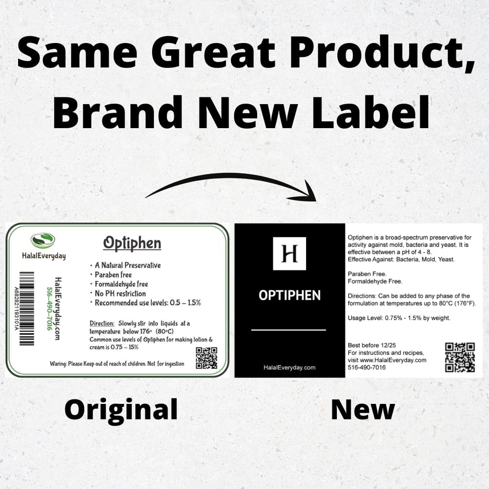 SAAQIN Optiphen preservative bottle front view ready to use for cosmetics.