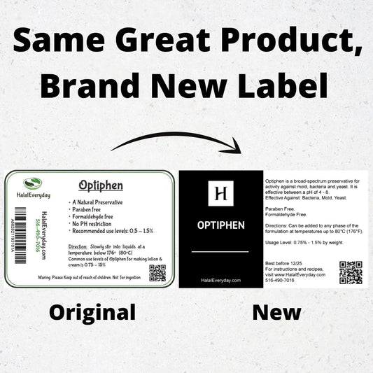 SAAQIN Optiphen preservative bottle front view ready to use for cosmetics.