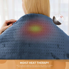SAROO heating pad supports moist or dry heat therapy for deeper comfort
