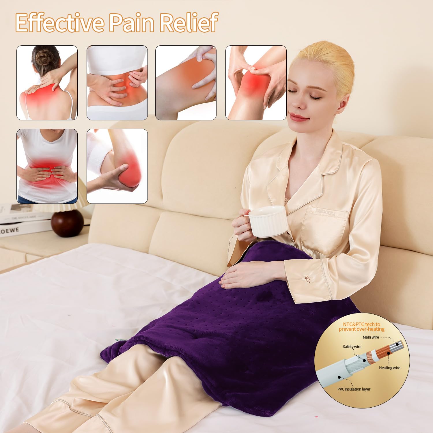 SAROO six massage modes contour to your body for targeted relief