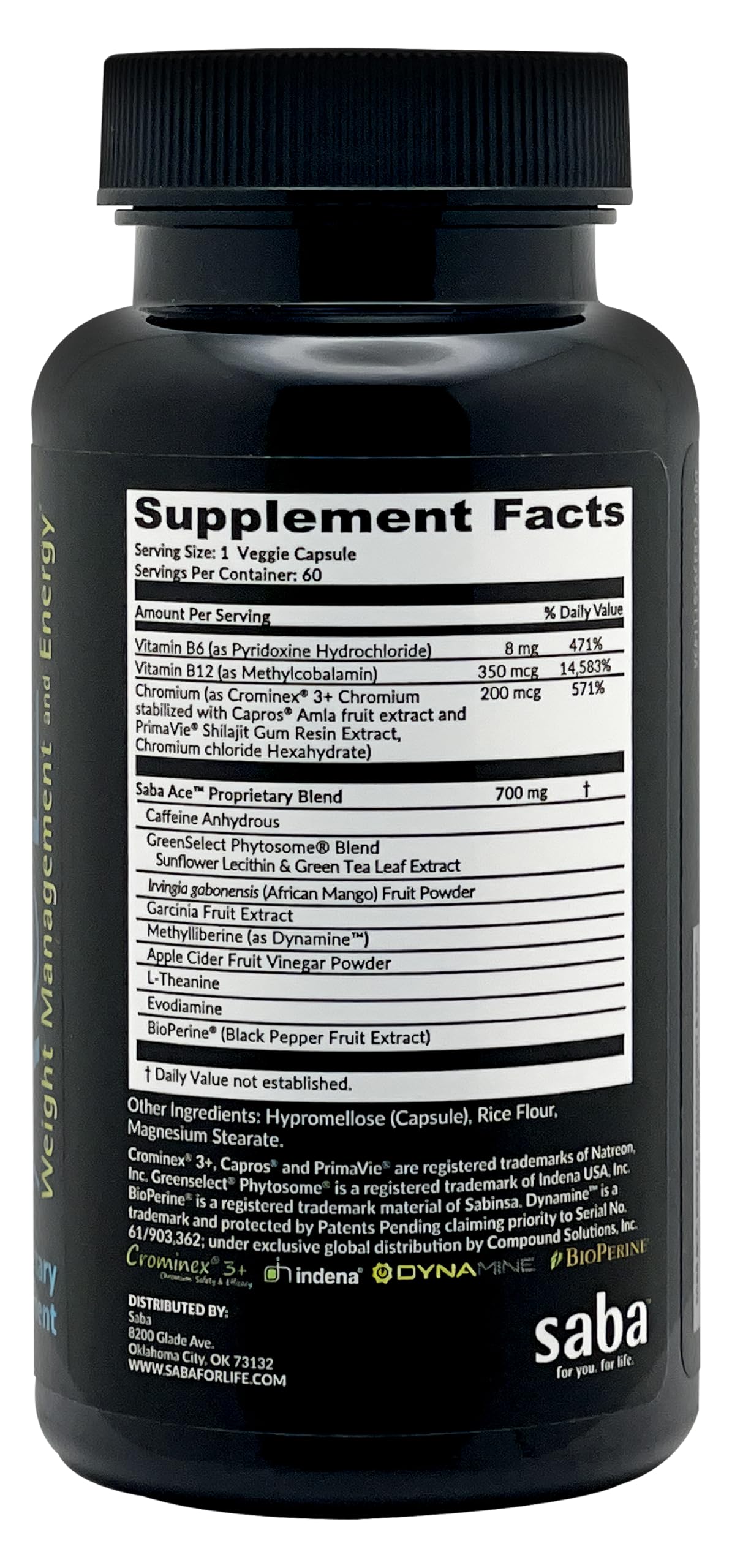 Saba ACE capsules-pack demonstrating convenient daily use