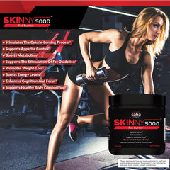 Saba Skinny 5000 ingredients panel aids informed use.