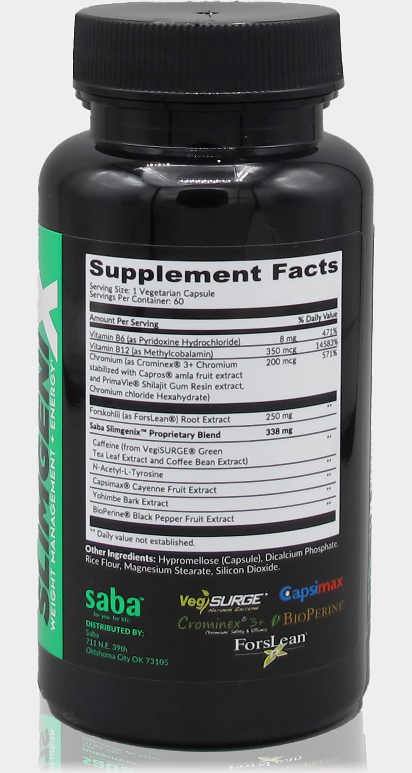 Saba SlimGenix metabolism-boosting formula supporting daily wellness