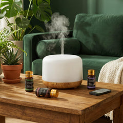SACATR 50pcs essential oil set amber-glass box protects oils from light.