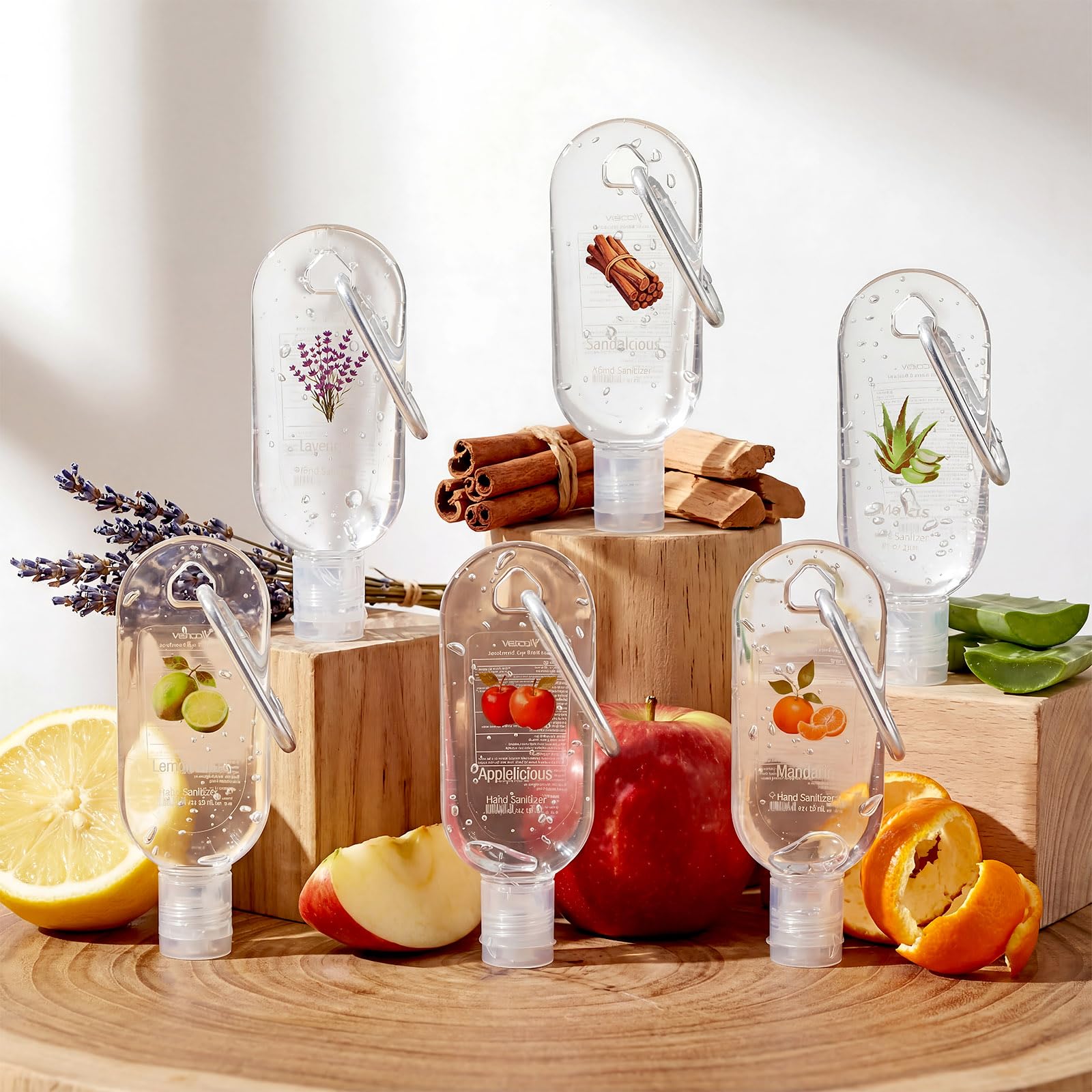 Sacubee 1oz travel-size bottles: pocket-friendly cleansing on the move.