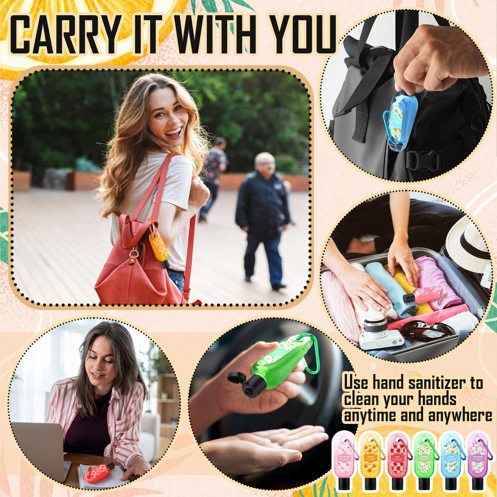 Sacubee vanilla 1oz hand sanitizer bottle for gentle cleansing at work.