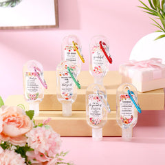 Sacubee gardenia hand sanitizer keychain elegant gift idea