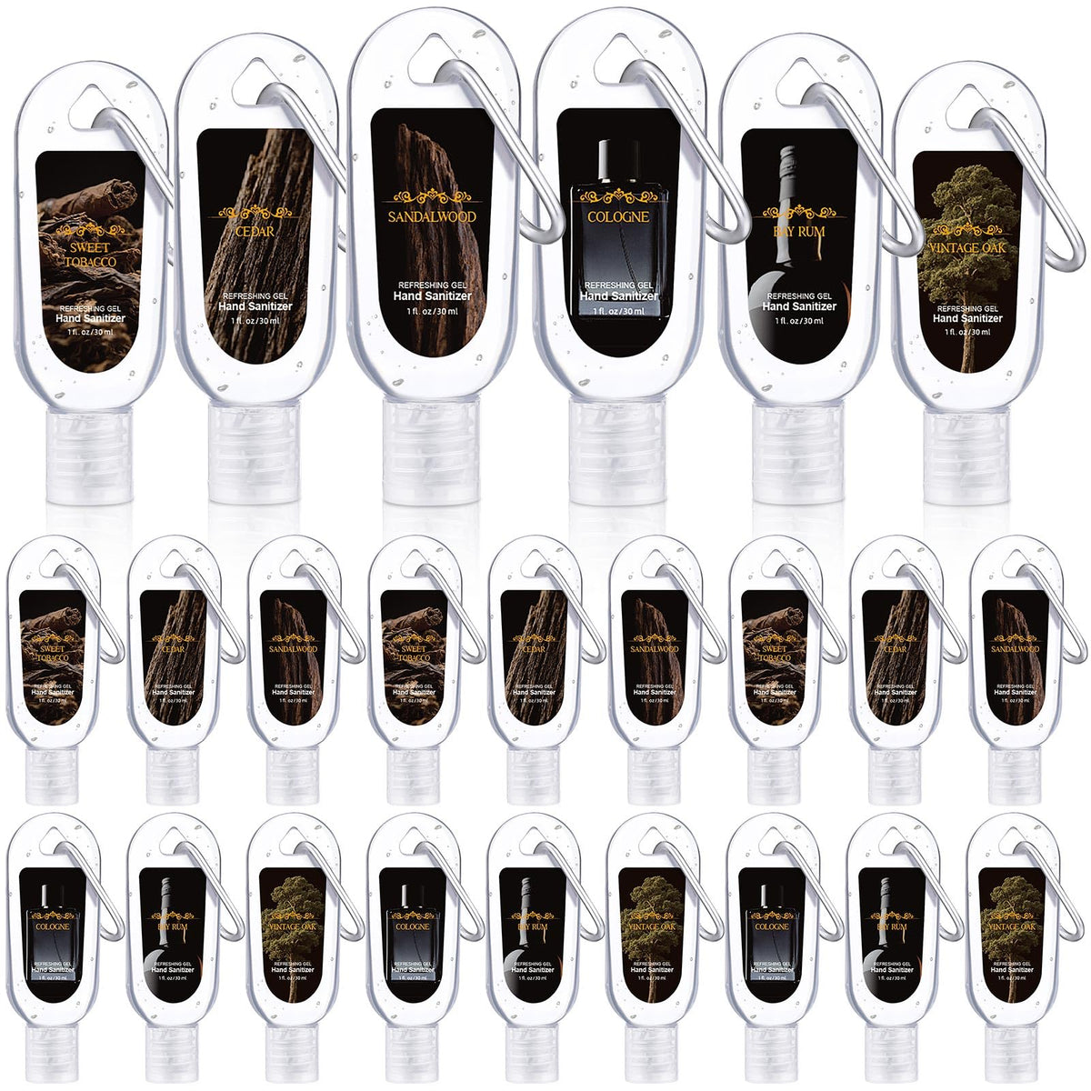 Sacubee 24-pack scented hand sanitizers gift-set packaging for easy gifting