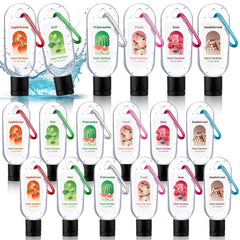 Sacubee 24-pack hand sanitizers with keychain for on-the-go hygiene