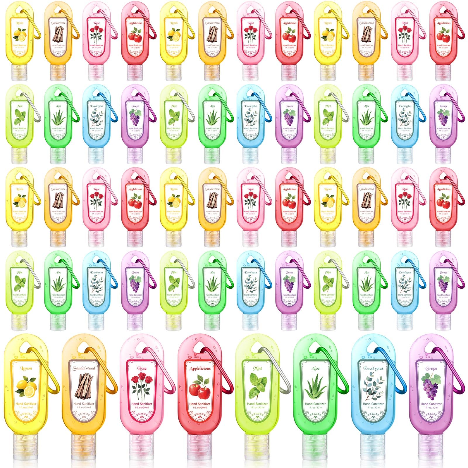 Sacubee 48-pack mini hand sanitizers shown for bulk gifts at events.
