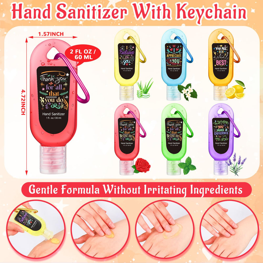 Sacubee colorful keychain sanitizer with six scents for quick fragrance options