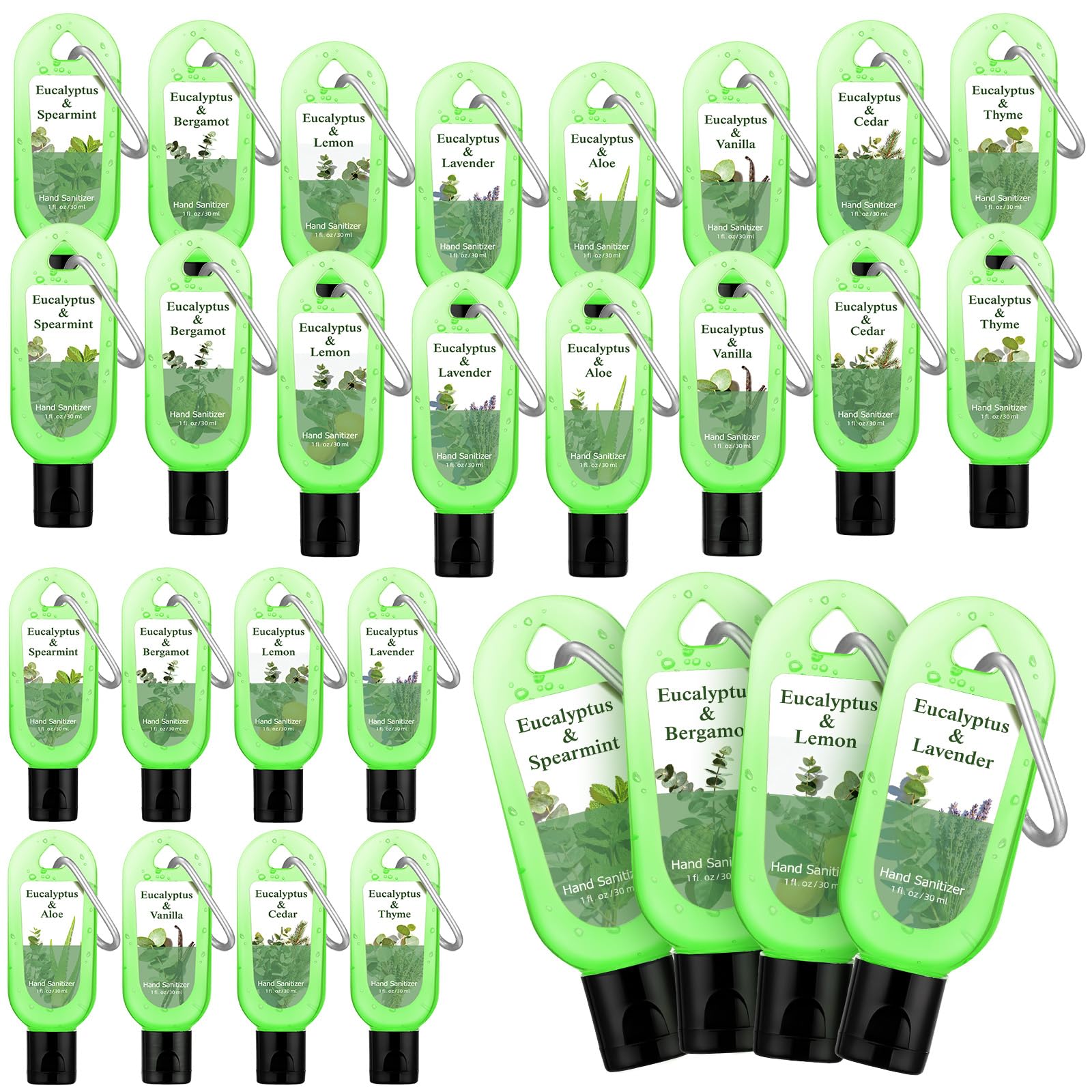 Sacubee eucalyptus hand sanitizer 1oz pocket bottle for on-the-go freshness