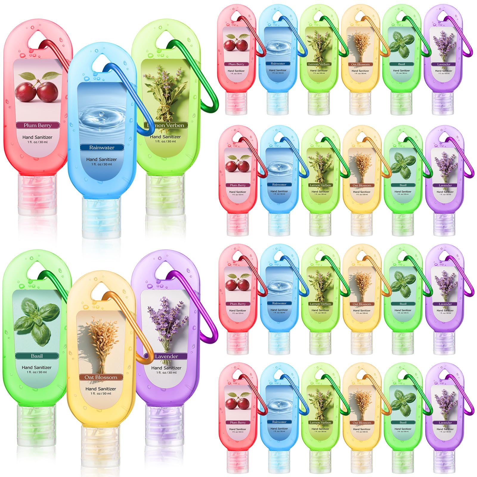 Sacubee lavender hand sanitizer keychain for on-the-go freshness