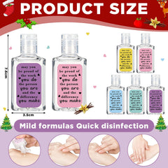 Sacubee motivational quote bottle hand sanitizer boosts positivity with each use