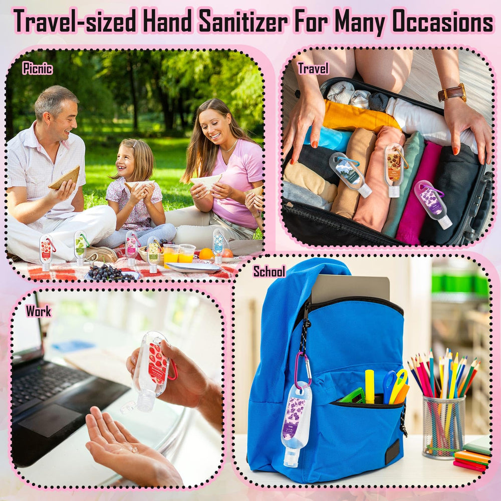 Sacubee orange flower scent hand sanitizer bottle, lightweight on-the-go refresh