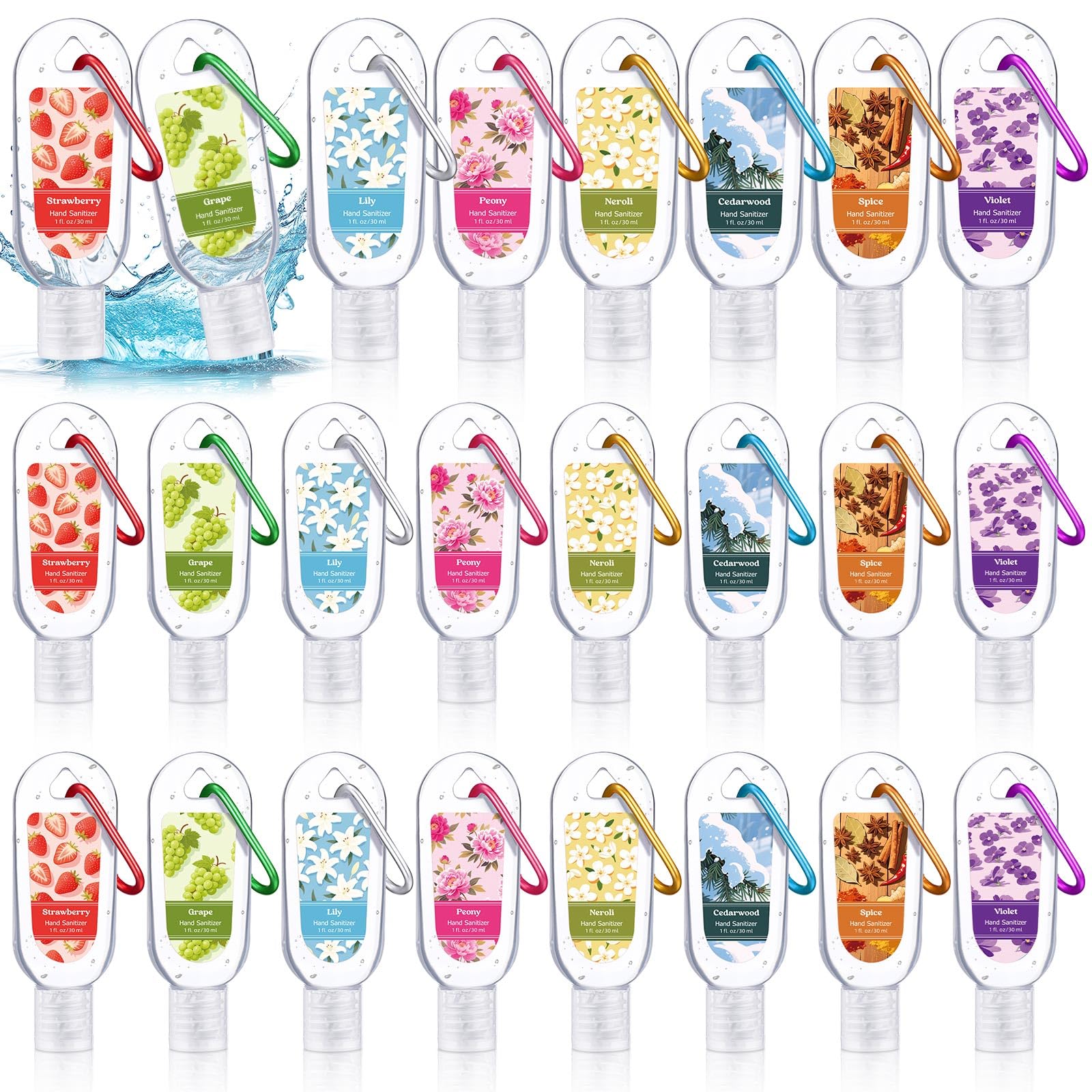 Sacubee strawberry scent hand sanitizer bottle, pleasant aroma for events and travel