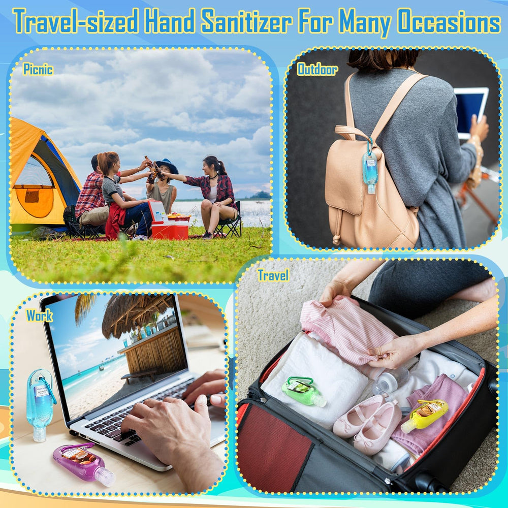 Sacubee watermelon sanitizer keychain bottle for summer on-the-go hygiene