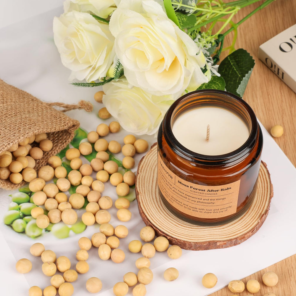 SAEUYVB Cedar Wood candle adds rustic depth for focus and comfort.